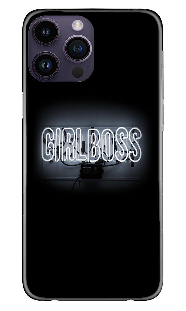 Girl Boss Black Case for iPhone 14 Pro (Design No. 237)