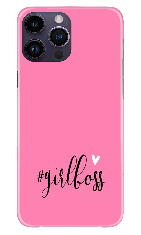 Girl Boss Pink Case for iPhone 14 Pro (Design No. 238)