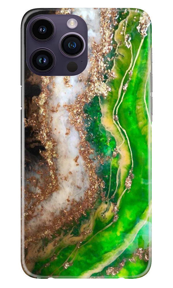 Marble Texture Mobile Back Case for iPhone 14 Pro Max (Design - 269)