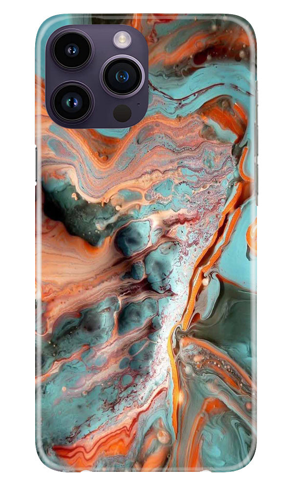 Marble Texture Mobile Back Case for iPhone 14 Pro (Design - 271)