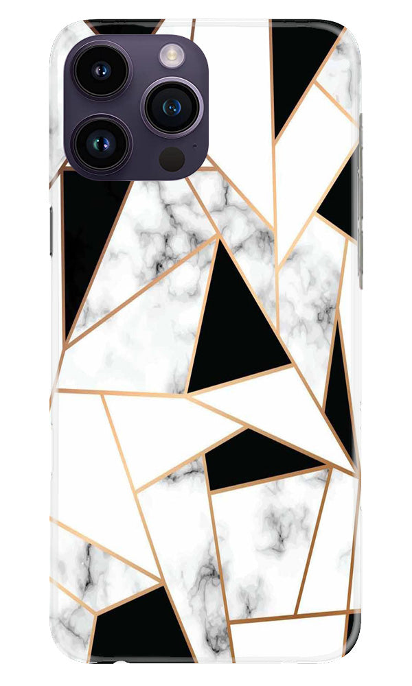 Marble Texture Mobile Back Case for iPhone 14 Pro (Design - 284)