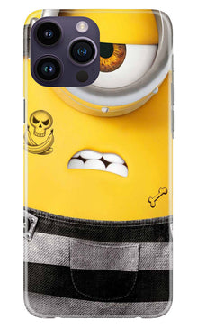 Minion Mobile Back Case for iPhone 14 Pro Max (Design - 286)