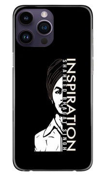 Bhagat Singh Mobile Back Case for iPhone 14 Pro Max (Design - 291)
