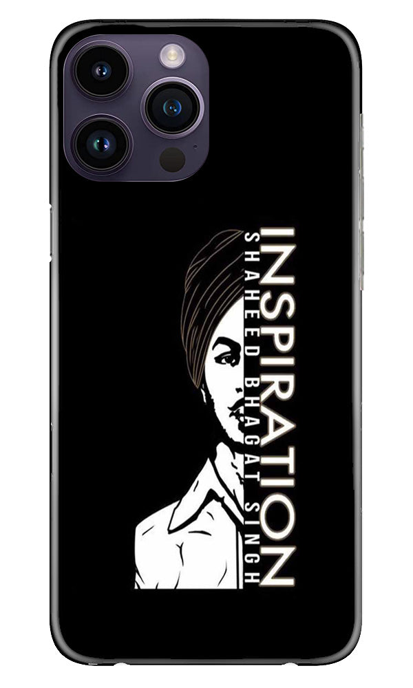Bhagat Singh Mobile Back Case for iPhone 14 Pro (Design - 291)