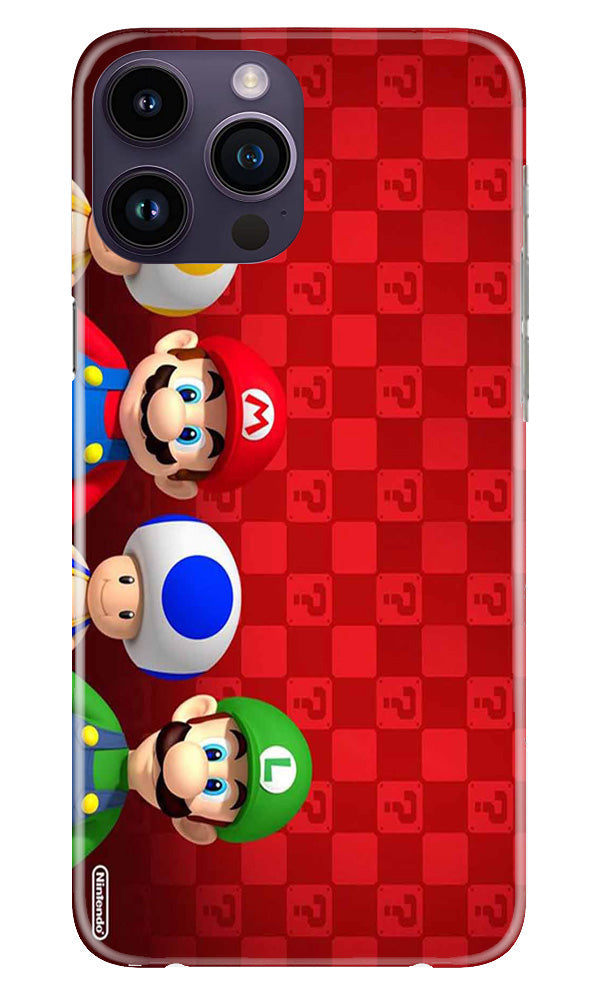Mario Mobile Back Case for iPhone 14 Pro (Design - 299)