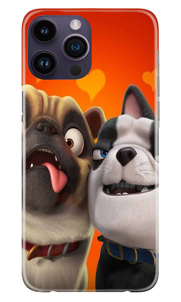 Dog Puppy Mobile Back Case for iPhone 14 Pro Max (Design - 310)