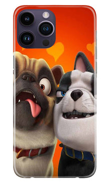 Dog Puppy Mobile Back Case for iPhone 14 Pro (Design - 310)