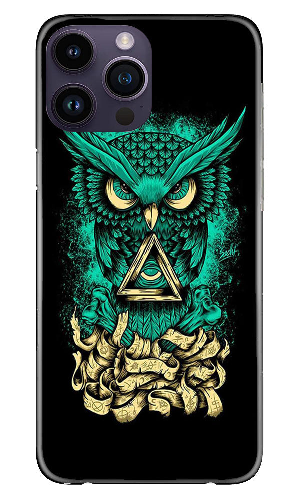 Owl Mobile Back Case for iPhone 14 Pro (Design - 317)