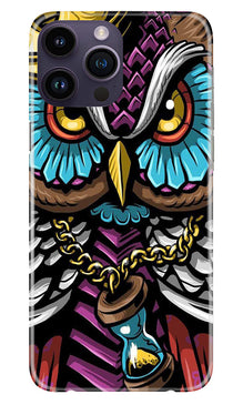 Owl Mobile Back Case for iPhone 14 Pro (Design - 318)