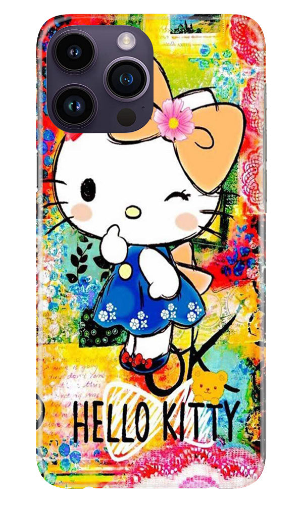 Hello Kitty Mobile Back Case for iPhone 14 Pro (Design - 321)