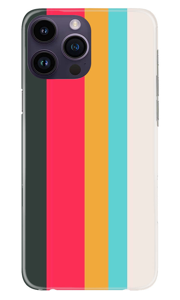 Color Pattern Mobile Back Case for iPhone 14 Pro Max (Design - 328)