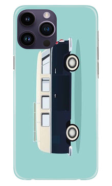 Travel Bus Mobile Back Case for iPhone 14 Pro (Design - 338)