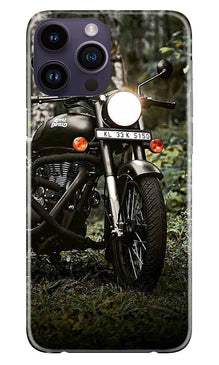 Royal Enfield Mobile Back Case for iPhone 14 Pro Max (Design - 343)