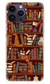 Book Shelf Mobile Back Case for iPhone 14 Pro (Design - 348)