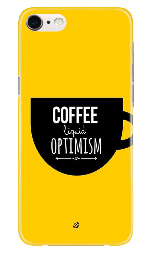 Coffee Optimism Mobile Back Case for iPhone 6 / 6s (Design - 353)