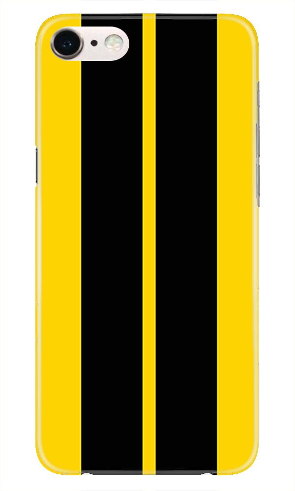 Black Yellow Pattern Mobile Back Case for iPhone 6 / 6s   (Design - 377)