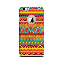 Zigzag line pattern Mobile Back Case for iPhone 6 / 6s logo cut  (Design - 4)