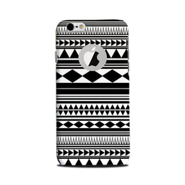 Black white Pattern Case for iPhone 6 / 6s logo cut 