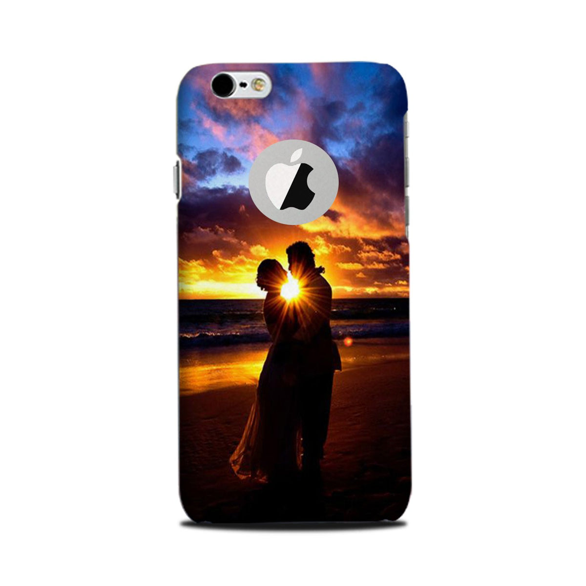 Couple Sea shore Case for iPhone 6 / 6s logo cut 