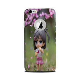 Cute Girl Case for iPhone 6 / 6s logo cut 