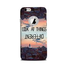 Look at things different Mobile Back Case for iPhone 6 / 6s logo cut  (Design - 99)