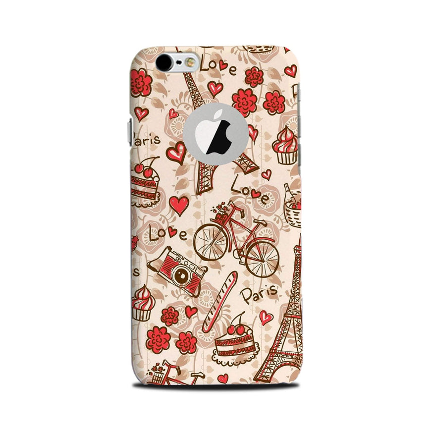 Love Paris Case for iPhone 6 / 6s logo cut   (Design - 103)