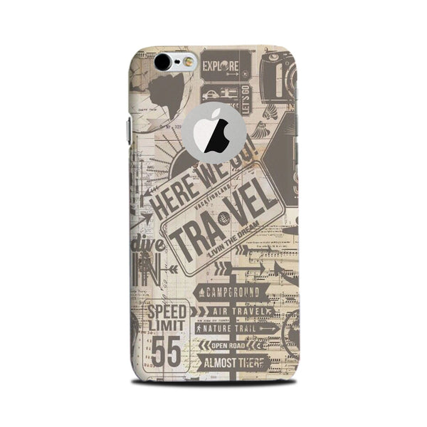Travel Case for iPhone 6 / 6s logo cut   (Design - 104)