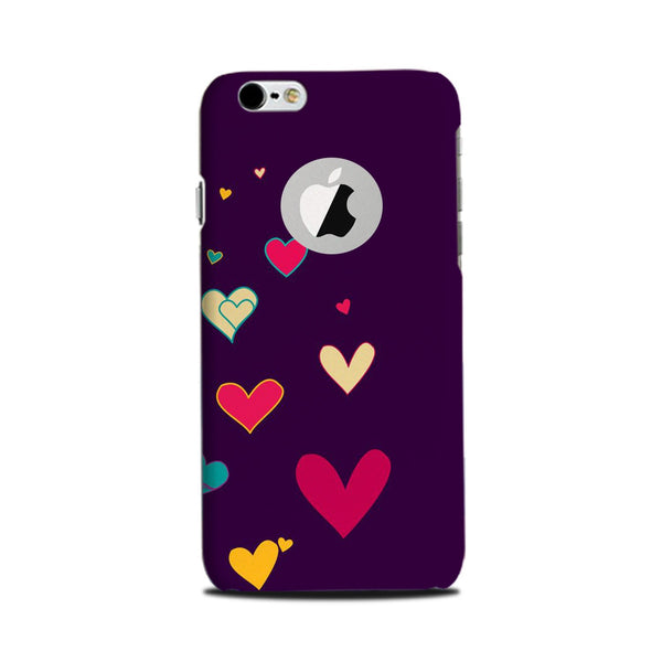 Purple Background Case for iPhone 6 / 6s logo cut   (Design - 107)