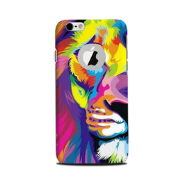 Colorful Lion Case for iPhone 6 / 6s logo cut (Design - 110)