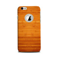 Wooden Look Case for iPhone 6 / 6s logo cut   (Design - 111)