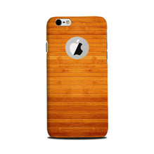 Wooden Look Mobile Back Case for iPhone 6 / 6s logo cut   (Design - 111)