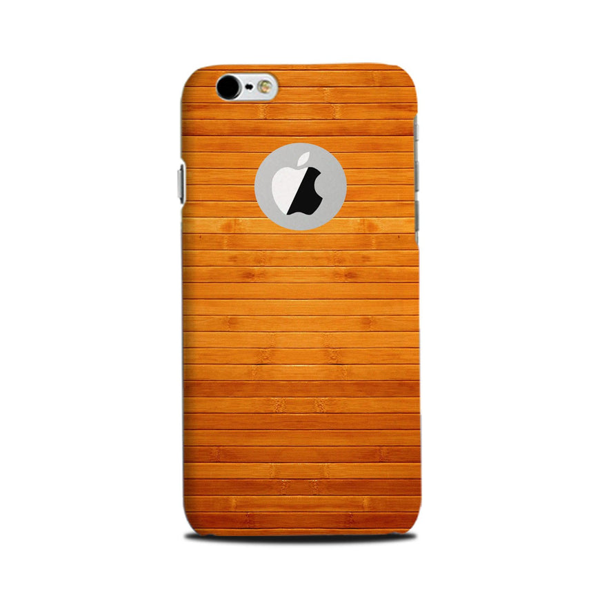 Wooden Look Case for iPhone 6 / 6s logo cut   (Design - 111)