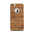 Wooden Look Case for iPhone 6 / 6s logo cut   (Design - 113)