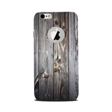 Wooden Look Mobile Back Case for iPhone 6 / 6s logo cut   (Design - 114)