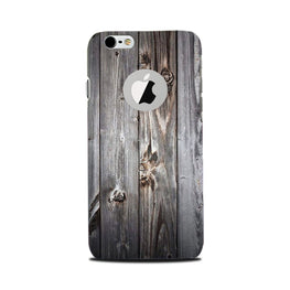 Wooden Look Case for iPhone 6 / 6s logo cut (Design - 114)