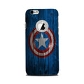 Captain America Superhero Case for iPhone 6 / 6s logo cut   (Design - 118)