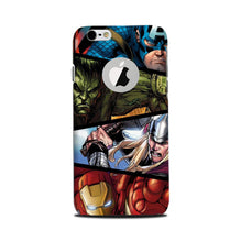 Avengers Superhero Mobile Back Case for iPhone 6 / 6s logo cut   (Design - 124)