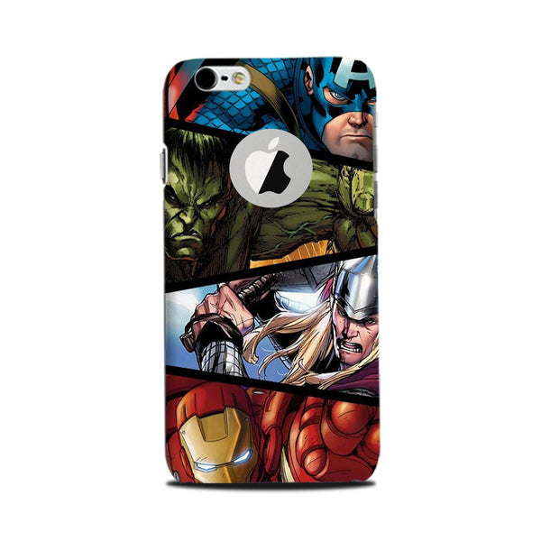 Avengers Superhero Case for iPhone 6 / 6s logo cut   (Design - 124)
