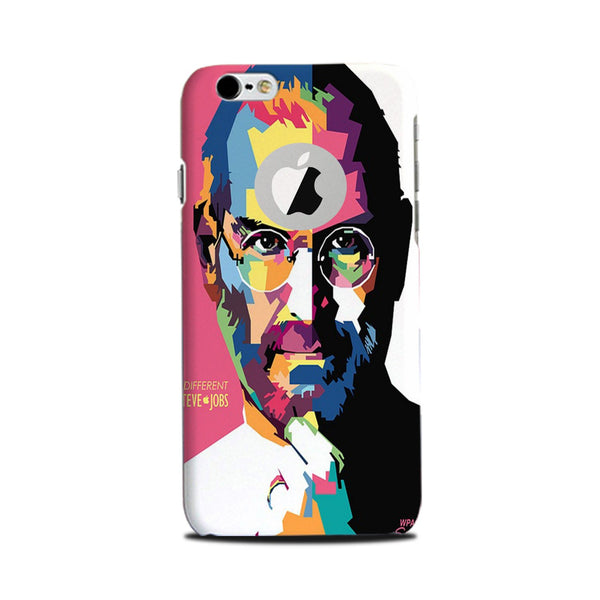 Steve Jobs Case for iPhone 6 / 6s logo cut   (Design - 132)