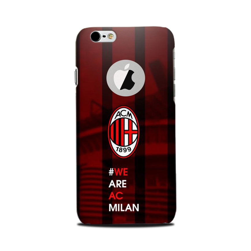 AC Milan Case for iPhone 6 / 6s logo cut   (Design - 155)