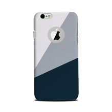 Blue Shade Mobile Back Case for iPhone 6 / 6s logo cut  (Design - 182)