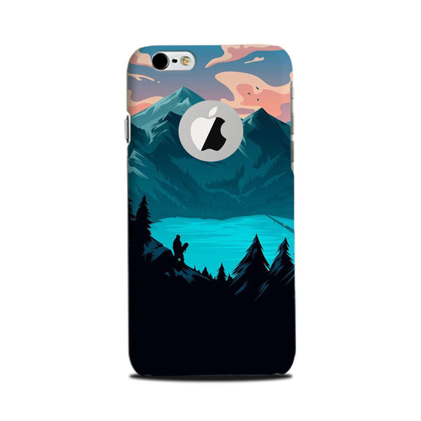 Mountains Case for iPhone 6 / 6s logo cut  (Design - 186)