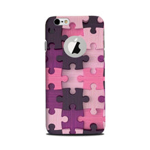Puzzle Mobile Back Case for iPhone 6 / 6s logo cut  (Design - 199)