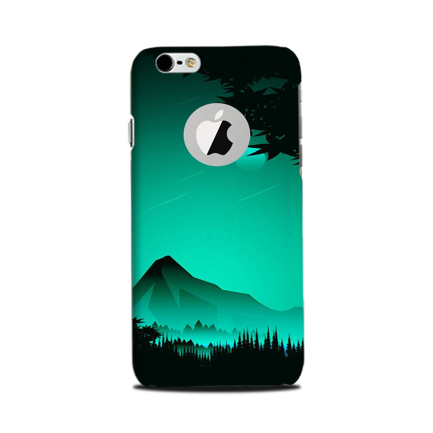 Moon Mountain Case for iPhone 6 / 6s logo cut  (Design - 204)