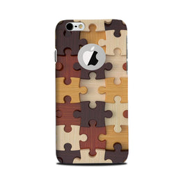 Puzzle Pattern Case for iPhone 6 / 6s logo cut(Design No. 217)