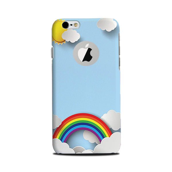 Rainbow Case for iPhone 6 / 6s logo cut  (Design No. 225)