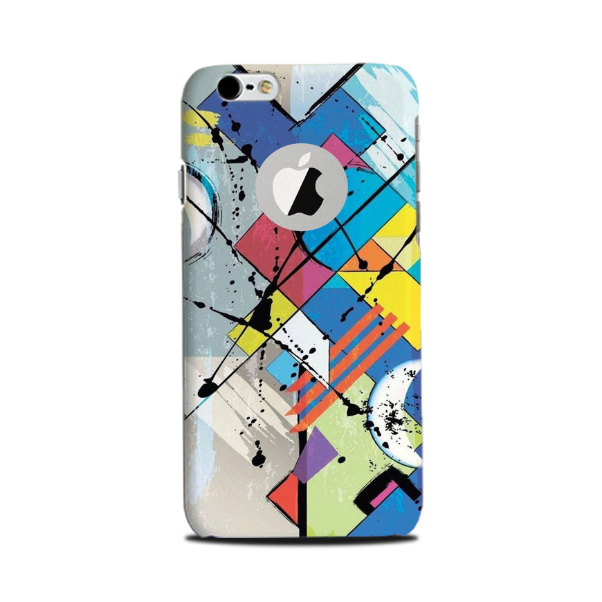 Modern Art Case for iPhone 6 / 6s logo cut  (Design No. 235)