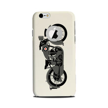 MotorCycle Mobile Back Case for iPhone 6 / 6s logo cut  (Design - 259)