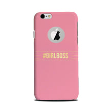Girl Boss Pink Mobile Back Case for iPhone 6 / 6s logo cut  (Design - 263)