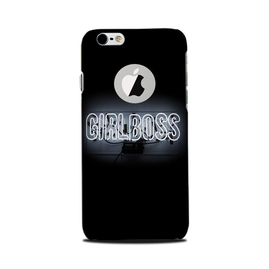 Girl Boss Black Case for iPhone 6 / 6s logo cut  (Design No. 268)